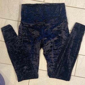 Lululemon crushed velvet leggings